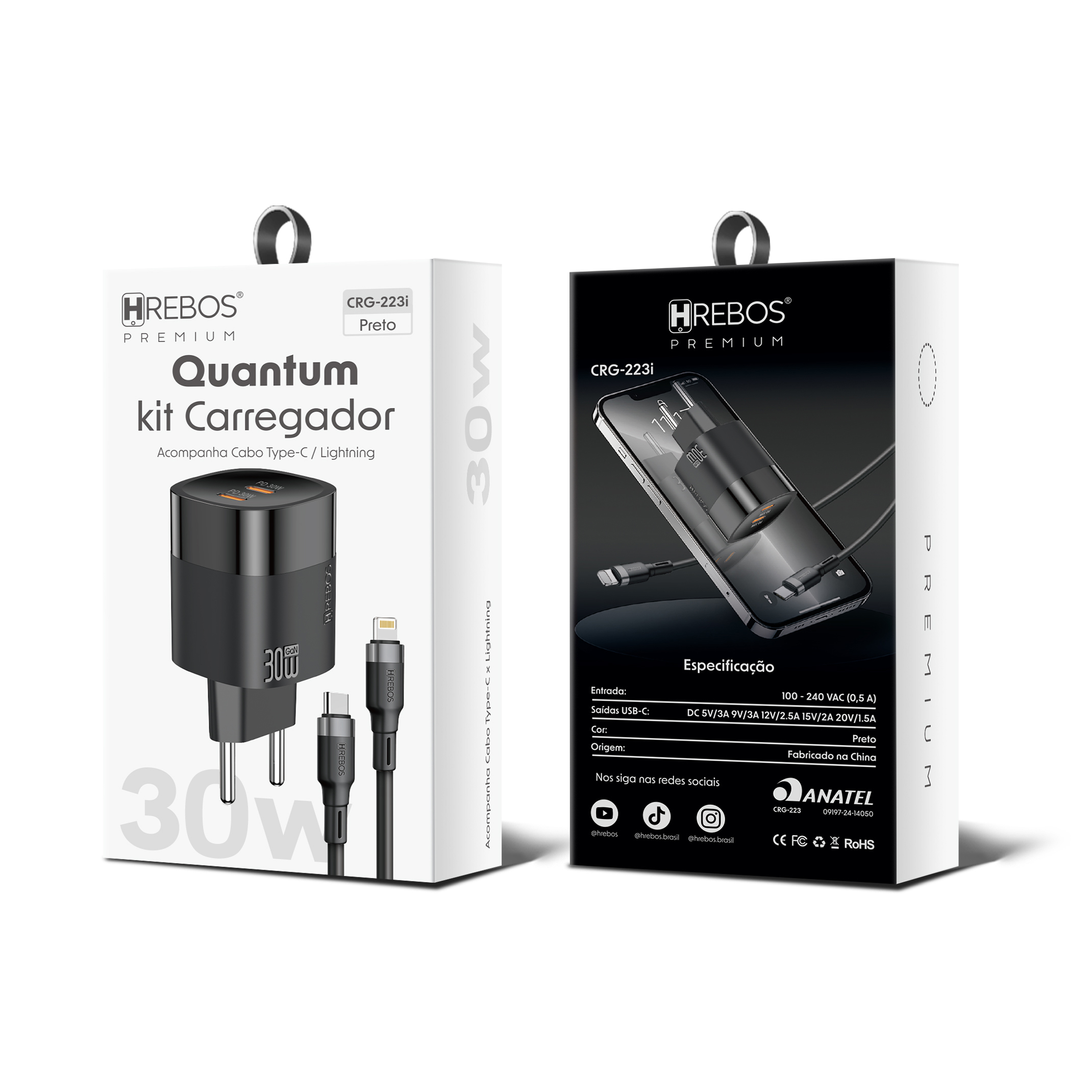 Hrebos Premium | Carregador Premium Quantum - Hrebos